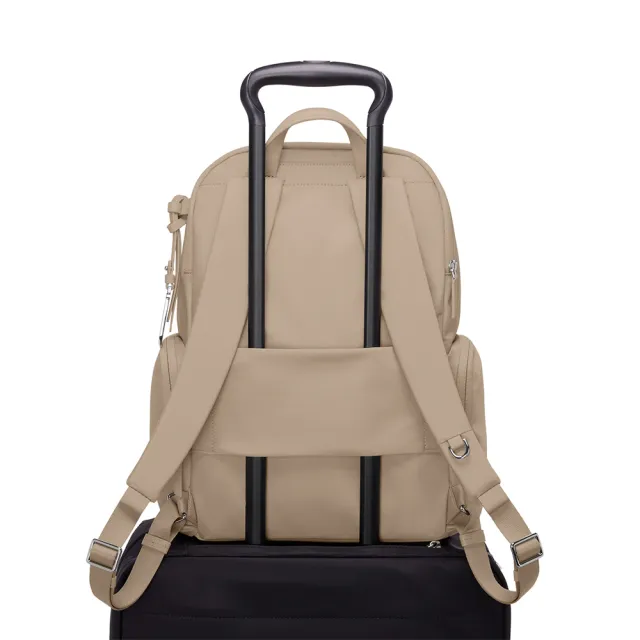 【TUMI】Voyageur Celina 15 吋筆電都會時尚後背包 - 燕麥色(TUMI 官方旗艦店)