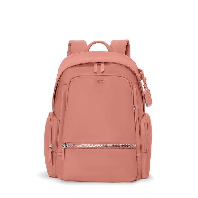【TUMI】Voyageur Celina 15 吋筆電都會時尚後背包 - 粉陶色 (TUMI 官方旗艦店)