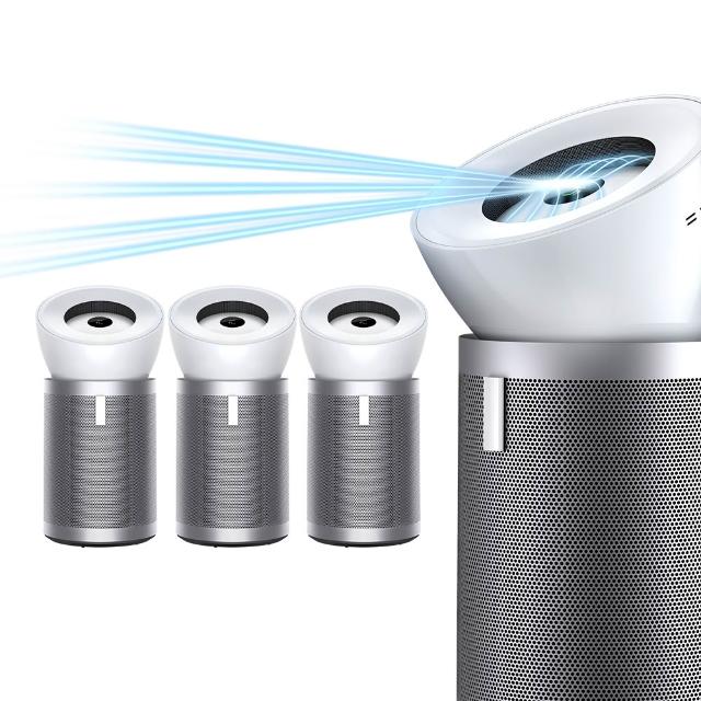 【dyson 戴森】BP02 Purifier Big+Quiet 強效極靜抗敏空氣清淨機(白色及柔霧銀 適用30坪) (3入超值組)