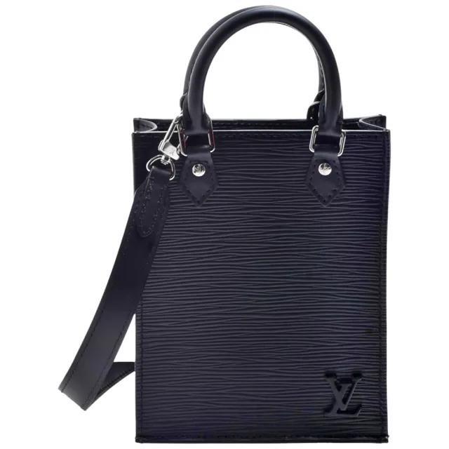 【Louis Vuitton 路易威登】M69441經典PETIT SAC PLAT系列EPI皮革手提/斜背包(黑色)