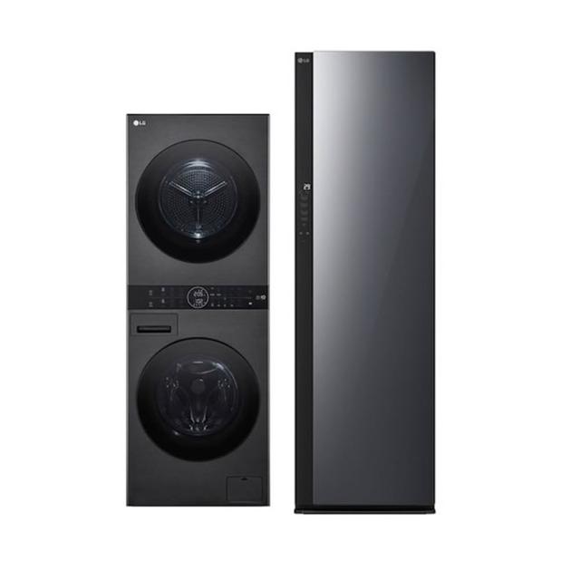 LG樂金1310洗衣塔×第二代電子衣櫥〔1+1超值組〕(WD-S1310B+R723MG)