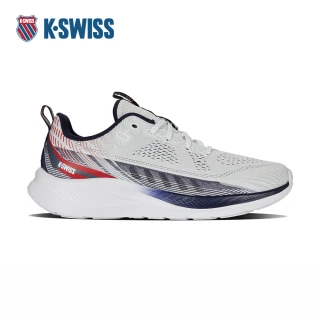 【K-SWISS】經典運動鞋 PROTO TRAINER 休閒 男鞋 白藍紅色 04302-113-M