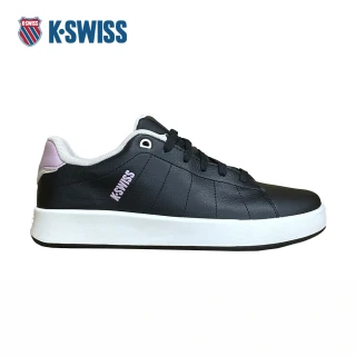 【K-SWISS】防水運動鞋 COURT CAMEO II WP 休閒 女鞋 黑粉色 99457-071-M