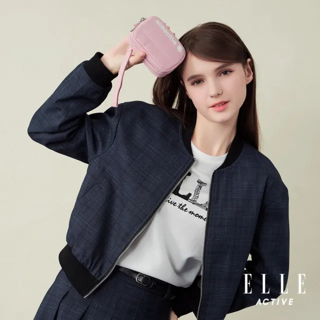 【ELLE ACTIVE】輕量多功能隨身小包-淺粉色(EA25S2FB701-71)