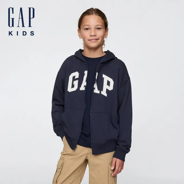 【GAP】男女童裝 連帽外套-多款任選(590786&743966)