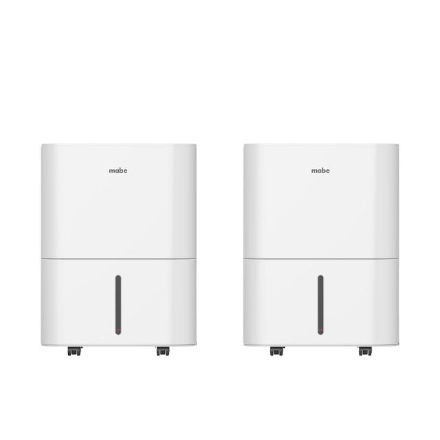 【GE 奇異】mabe美寶 季節限定組21L側吹式強力高效除濕機兩件組(MDER50LW)