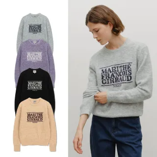 【MARITHE FRANCOIS GIRBAUD】官方旗艦 高允貞同款經典LOGO圈圈紗針織上衣(多款任選)