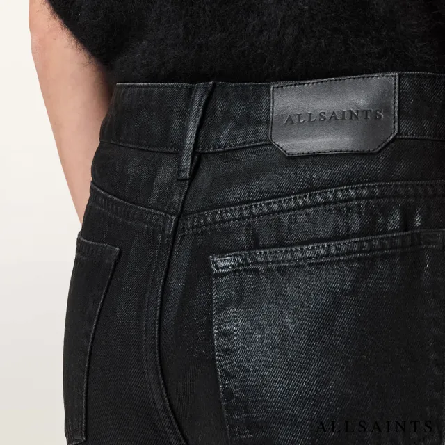 【ALLSAINTS】DARIA 漆皮闊腿牛仔褲 W088ED (寬褲版型)