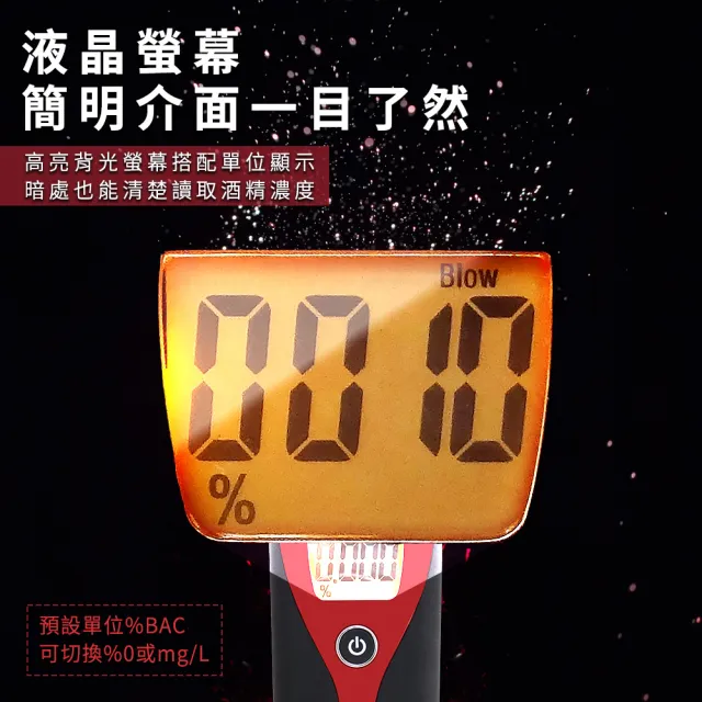 吹氣式酒測儀 酒測儀 酒精測試儀 杜絕酒駕好幫手 165-ATS 酒精快速檢測器 數位型呼氣式 酒測器