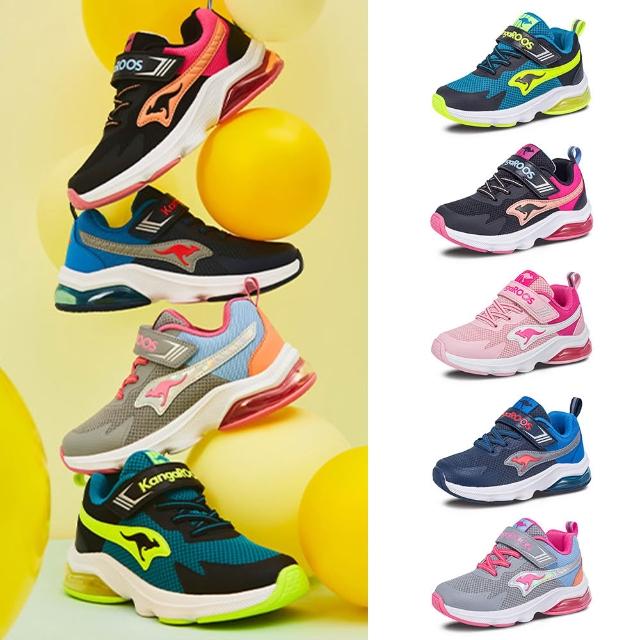 【KangaROOS】慢跑鞋 童鞋 超輕量運動鞋 魔鬼氈 RUN FAST 2/DYNARUN多款任選