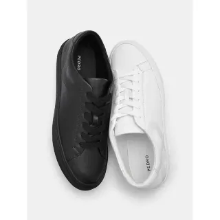 【PEDRO】Icon 真皮女運動鞋-白色(小CK集團品牌 官方直營 TOP人氣款)