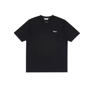 【FILA】男短袖圓領T恤-黑色(1TEA-1405-BK)