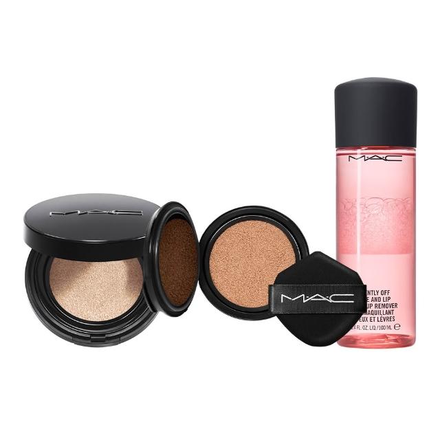 【M.A.C】超持妝霧絲絨氣墊粉餅2蕊1盒組(超持妝霧絲絨氣墊粉餅/超持妝霧絲絨氣墊粉餅_雙11限定)