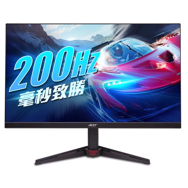 【Acer 宏碁】VG240Y X1 24型 IPS FHD 16:9 200Hz電競螢幕(0.5ms/喇叭/FreeSync/HDR10/護眼)