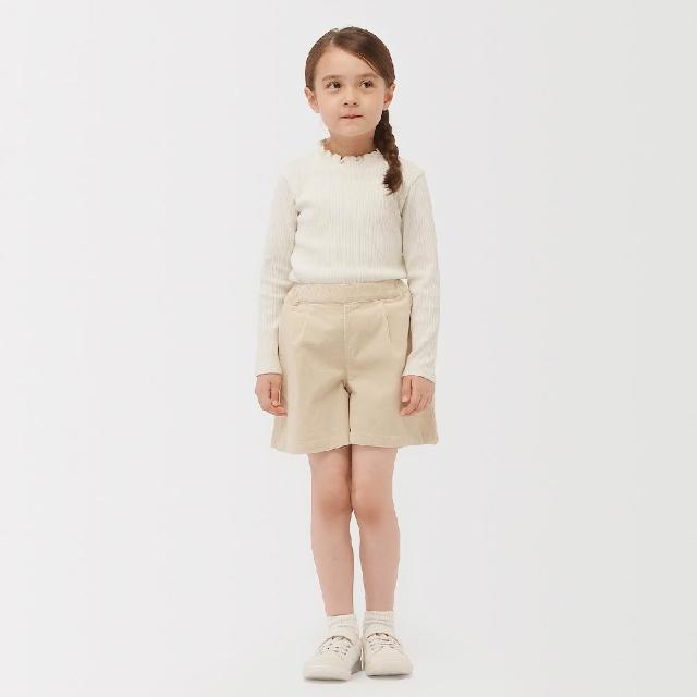 【MUJI 無印良品】兒童裏毛休閒褲(灰色/淺米/深藍)