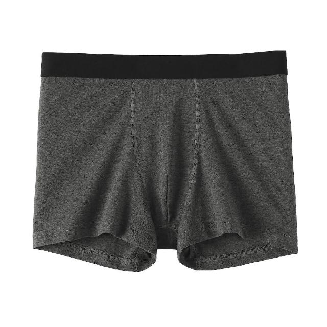 【MUJI 無印良品】男棉天竺拳擊內褲(墨灰/黑色/綠色/深藍/暗藍)