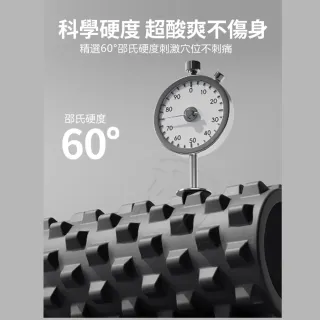【Michael Fitness 麥克健身】實心60D高硬度瑜珈柱 45cm 滾筒 瑜珈滾筒 3D瑜珈滾輪 深層滾筒 肌筋膜放鬆