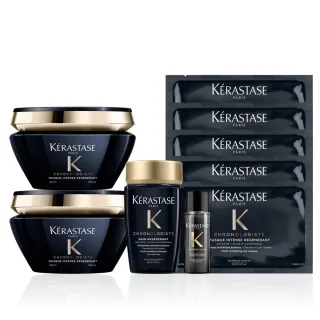 【KERASTASE 巴黎卡詩】黑鑽極萃逆時髮膜200ml雙入組(卡詩髮膜/護髮/修護)