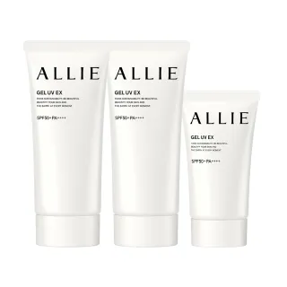 【Kanebo 佳麗寶】ALLIE 持采UV高效防曬水凝乳2大1小限量組 #海洋友善防曬(90gx2+40g)