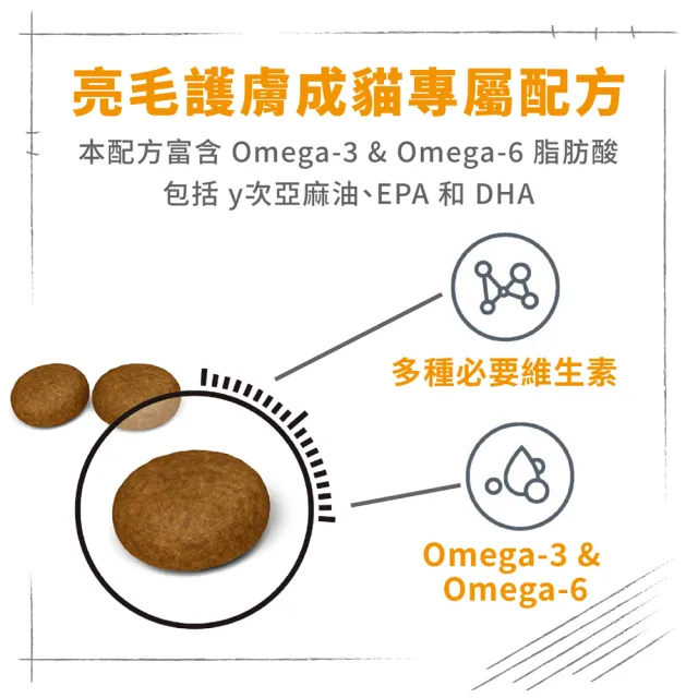 【ROYAL 法國皇家】亮毛護膚成貓專用飼料 HS33 4KG(貓乾糧 貓飼料)