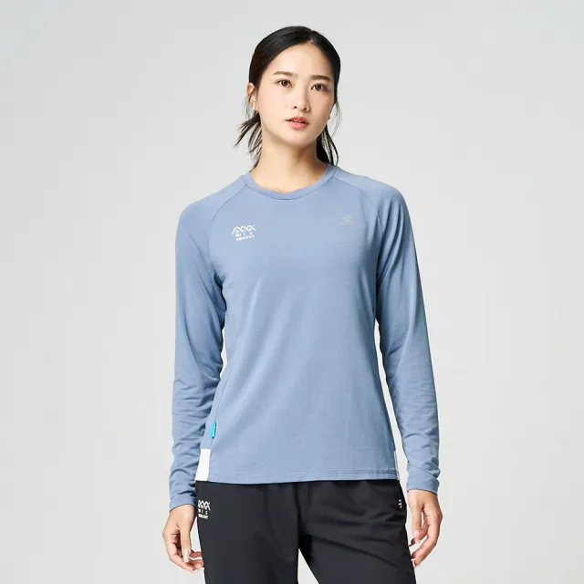【BATIS 巴帝斯】女拼色吸排速乾長T - 兩色 - 25AW