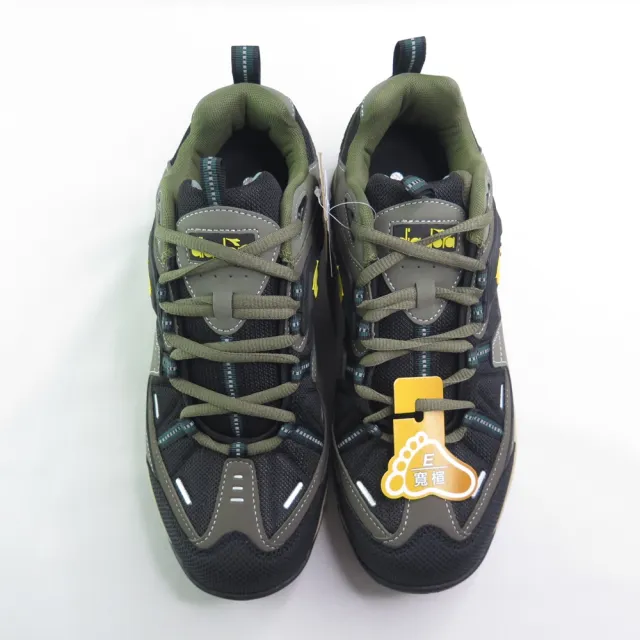 【DIADORA】男 運動鞋 防潑水 E寬楦 後跟穩定(DA0AMO7135綠黑)