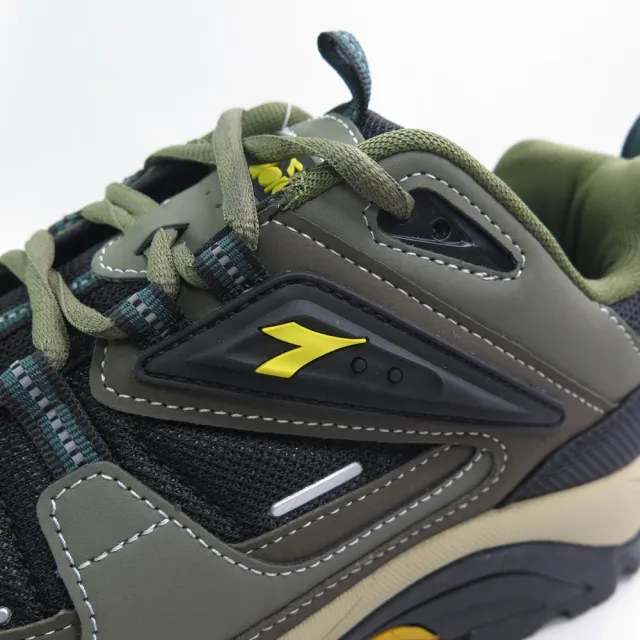 【DIADORA】男 運動鞋 防潑水 E寬楦 後跟穩定(DA0AMO7135綠黑)