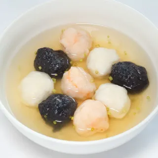 【果貿吳媽家水餃】☆來自大海的美味☆綜合海鮮丸(三款頂級口味：極上鮮蝦︱虎斑花枝︱松露墨魚)
