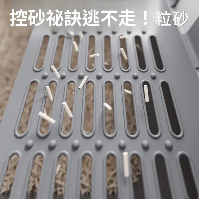 【Quality 聚家】貓砂盆 全封閉貓砂盆 貓廁所 不鏽鋼貓砂盆 防臭貓沙盆 67*46*40CM/易清洗/防濺砂