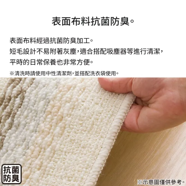 【NITORI 宜得利家居】地毯 COTTON MIX BE 130×185 SR06