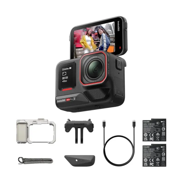 【Insta360】Ace Pro 2運動相機雙電街拍套裝(公司貨)