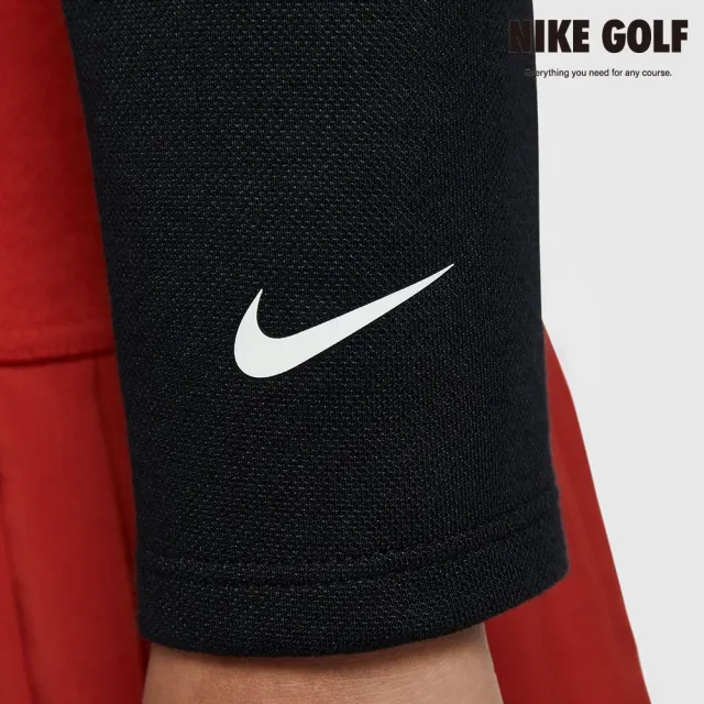 【NIKE GOLF】Nike 女款 V 領長袖高爾夫上衣 黑色(IH1946-010)