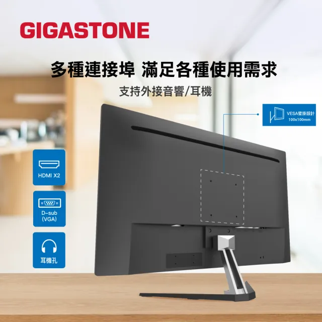 Gigastone 立達國際】LM-32FA51 32型IPS FHD極窄邊框電腦螢幕(護眼