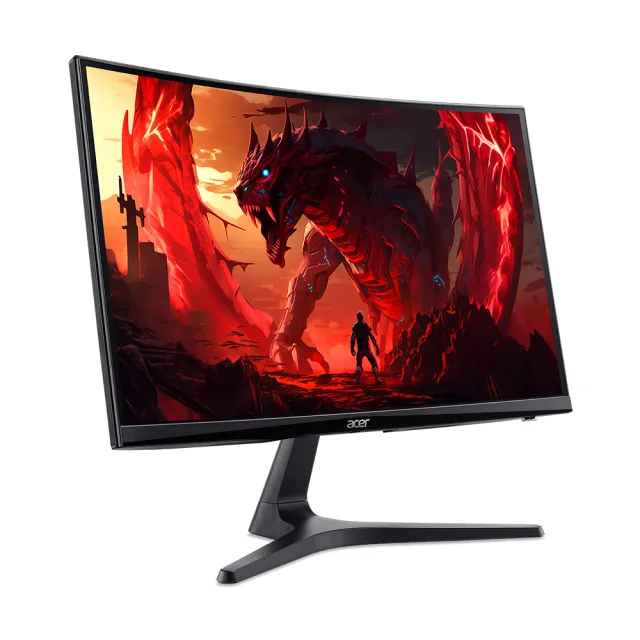 【Acer 宏碁】ED240Q W0 24型 FHD 16:9 240Hz 曲面高刷新電競螢幕(可傾斜/內建喇叭/1ms/VA)