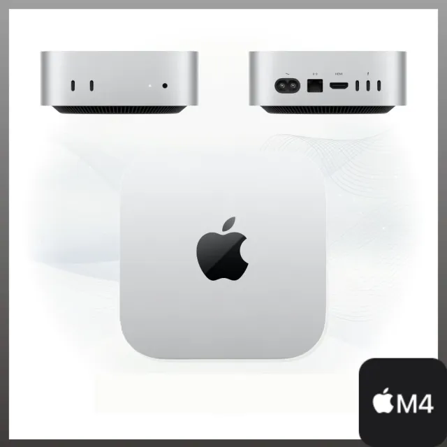 Apple】+無線滑鼠☆Mac mini M4、16G/256G SSD、10核心CPU/10核心GPU
