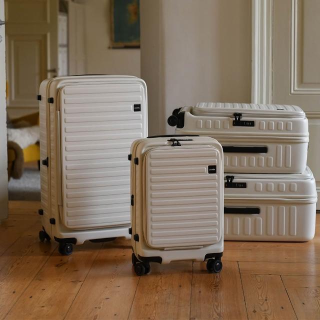 【LOJEL】升級版 CUBO 30吋 前開擴充拉鍊拉桿箱(行李箱 旅行箱)