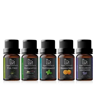 【Bonnie House 植享家】精油五寶-雙有機認證單方精油5ml