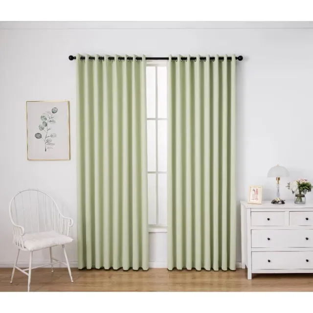 【BLACK PEACOCK 黑孔雀】純色遮光窗簾單片寬150*高130CM-1片入(遮光窗簾 半腰窗簾 門簾 風水簾 多色可選)