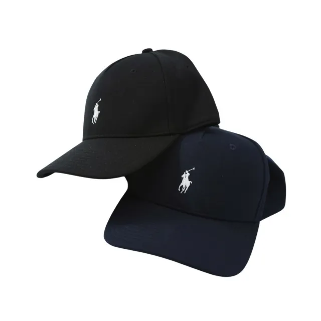 【RALPH LAUREN】黑藍百搭 Ralph Lauren 棒球帽 白馬 經典logo 繡標 帽子 男女皆可 鴨舌帽 @1683