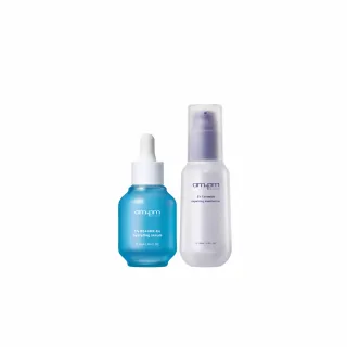 【ampm 牛爾】保濕舒緩組★5% B5藍銅舒緩保濕精華30ml+5%神經醯胺修護輕盈乳100ml(保濕修護/臉部保養)