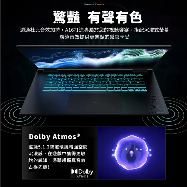 【GIGABYTE 技嘉】16吋 i7-13620H RTX5070 電競筆電(GAMING A16 CWHI3TW894SH/16G/1TB/Win11)