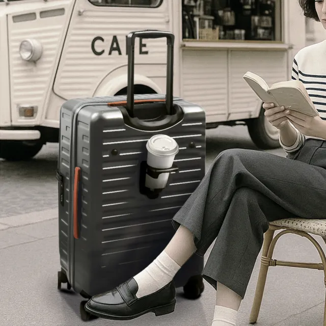 【Arowana 亞諾納】速達獨家★25吋前開式 自由時刻河馬箱 上開式/行李箱(爆款追加到貨!!)