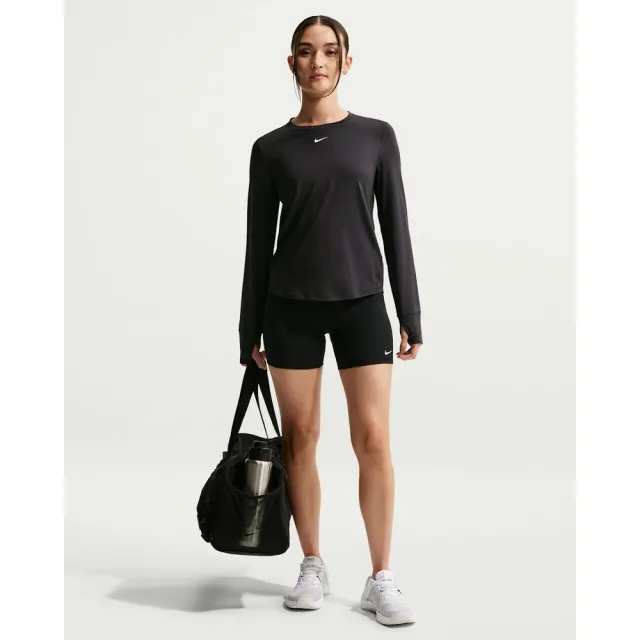 【NIKE 耐吉】長袖上衣 女 AS W NK ONE CLASSIC DF LS TOP 運動 休閒 Dri-FIT 黑(FN2802013)