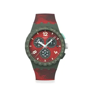 【SWATCH】CRIMSON FOLIAGE 經典手錶/男錶/女錶/瑞士製造 SUSG410 (42mm)