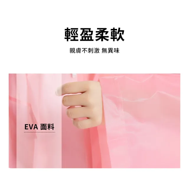 LEO 10入組 加厚EVA一次性雨衣 一件式雨衣 輕便雨衣 成人雨衣 拋棄式雨衣 連身雨衣 男女通用