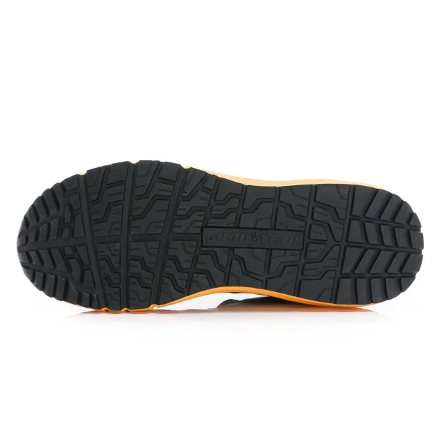 【GOODYEAR 固特異】玄鐵-認證塑鋼頭防護鞋/男鞋 防滑 耐壓鞋頭 黑黃(GAMX53994)