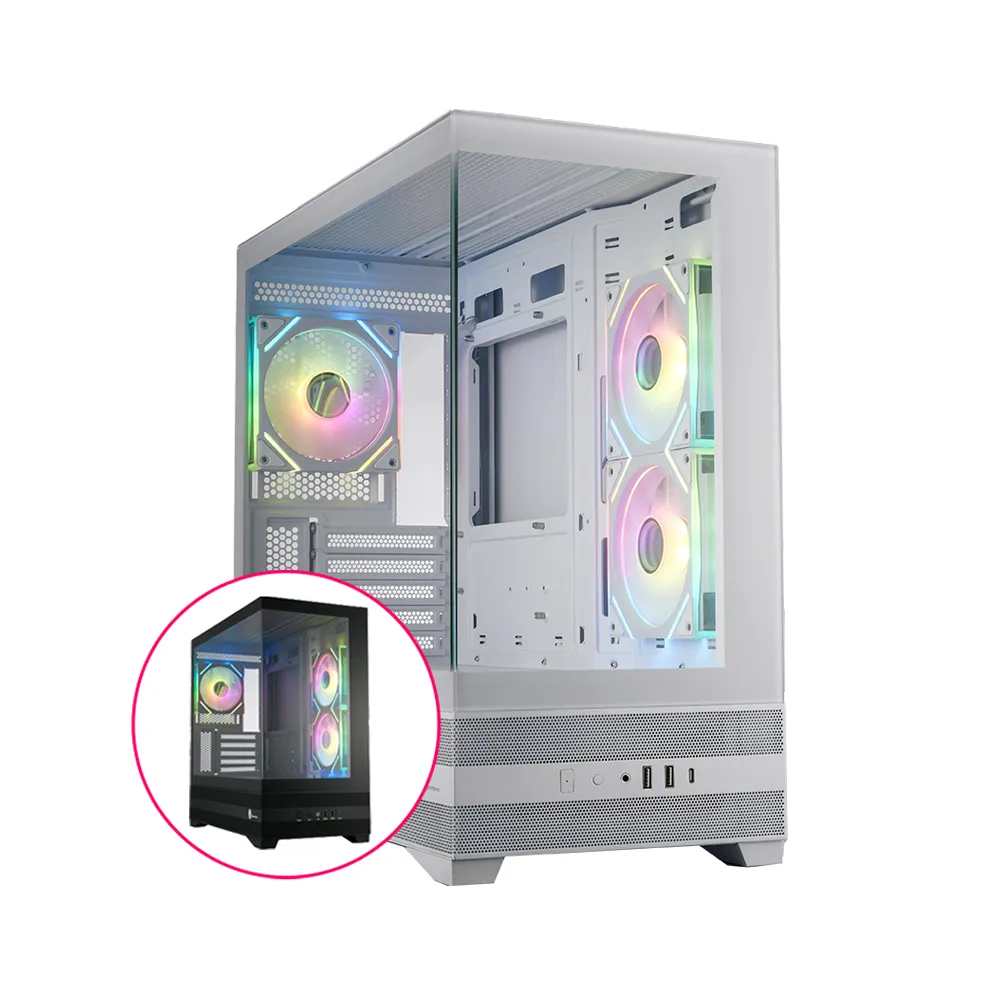 【華碩平台】U5十核RTX 3050{雷冥武神}電競機(Ultra 5 225F/B860/32G D5/1TB)