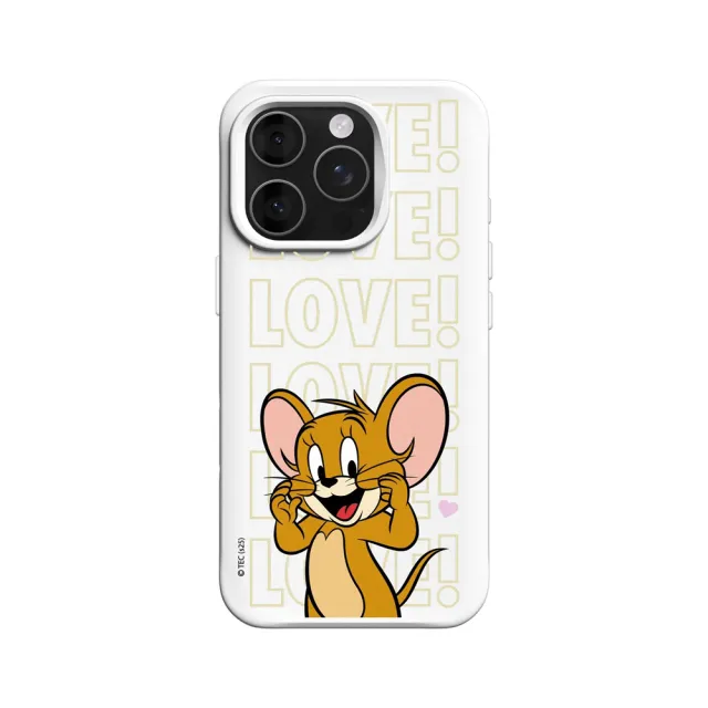 【RHINOSHIELD 犀牛盾】iPhone 16系列 SolidX 強化吸震緩衝防摔手機殼/傑利鼠愛心(湯姆貓與傑利鼠)