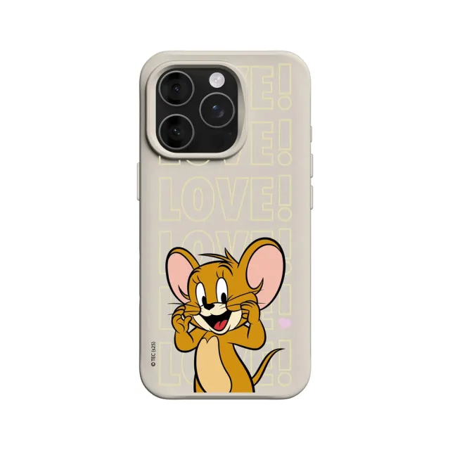 【RHINOSHIELD 犀牛盾】iPhone 15系列 SolidX 強化吸震緩衝防摔手機殼/傑利鼠愛心(湯姆貓與傑利鼠)