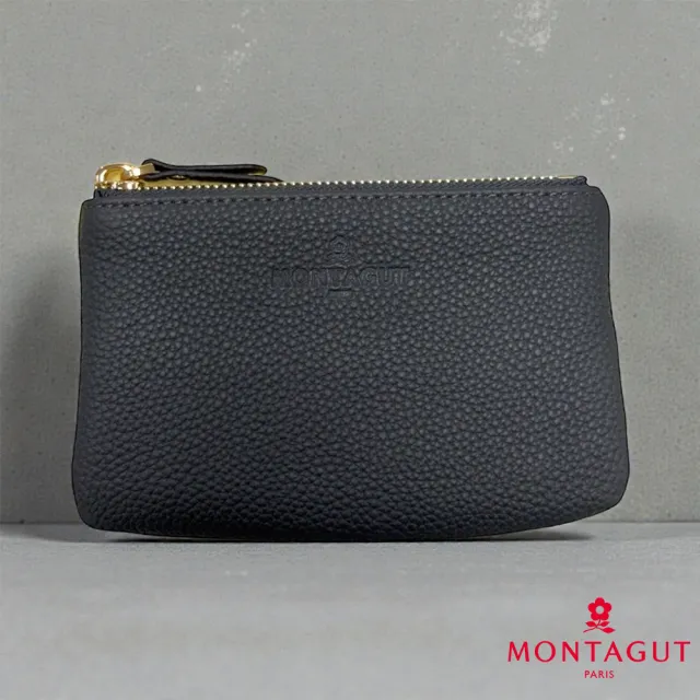 【MONTAGUT 夢特嬌】頭層牛皮女用零錢袋 W08M16820213